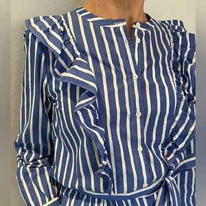 Jcrew ruffled blouse